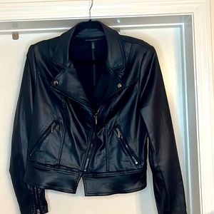 WHBM Coated Moto Jacket